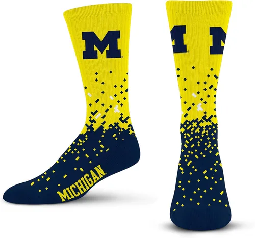 Miniatura 41 de For Bare Feet Calcetines de la NCAA para niños y niñas, unisex, Spray Zone Crew, para jóvenes