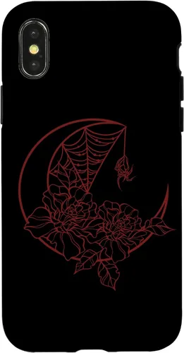 Miniatura 5 de Goth Y2K Alt Fairy Grunge Emo Flower Rose Web Spider Moon Case for iPhone 17