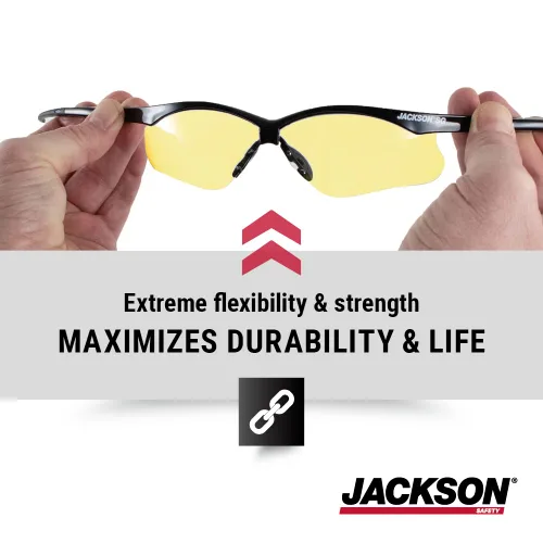 Miniatura 3 de Jackson Safety Gafas de seguridad SG – Protección ocular para hombres y mujeres – ANSI Z87.1 (paquete de 12)