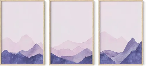 Miniatura 79 de HAUS AND HUES Arte de pared moderno de mediados de siglo, decoración bohemia para pared, juego de 3 impresiones artísticas de sol, decoración