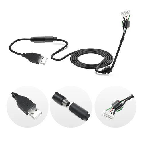 Miniatura 4 de Cable USB para volante Logitech G920 G923 compatible con línea de cable de pedal Xbox (cable USB)
