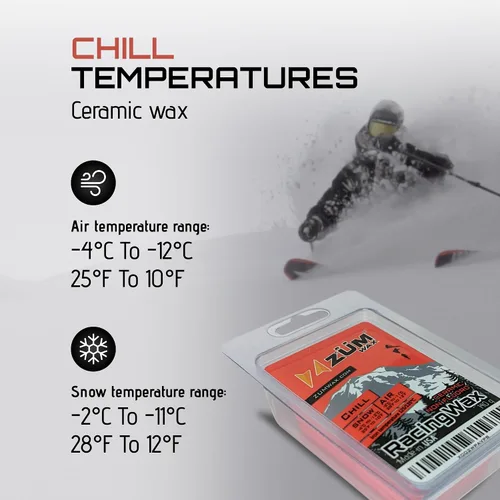 Miniatura 4 de ZUMWax - Cera de cerámica nórdica para esquí, snowboard y esquí, 4.94 oz, temperatura fría, duradera, sin PFAS. Fabricado con cerámica ecológica