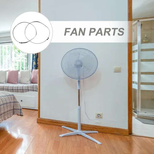 Miniatura 4 de 2 piezas de repuesto de aro fijo para ventilador eléctrico, cubierta de malla de plástico resistente para compatibilidad, fácil de instalar
