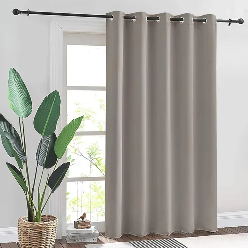 Miniatura 59 de RYB HOME - Cortinas opacas para patio - Cortinas con ojales sólidos, paneles de ventana grandes, eficiencia energética, cortinas de privacidad