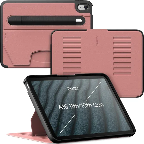 Miniatura 14 de ZUGU CASE para iPad A16 11ª generación de 11 pulgadas (2025), 10ª generación de 10.9 pulgadas (2022) Soporte magnético y cubierta para Negro
