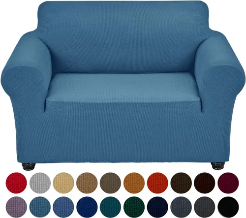 Miniatura 45 de Joccun Funda Elástica para Silla Sofá, Funda de Sofá de 1 Pieza Tela Jacquard de Spandex con Parte Inferior Elástica, Protector de Muebles Lavable