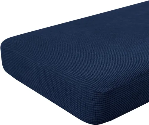 Miniatura 56 de Hokway Fundas de cojín elásticas para sofá Fundas de cojín para sofá Fundas de cojín de asiento de sofá Funda protectora de cojín(Chocolate, Mediano)