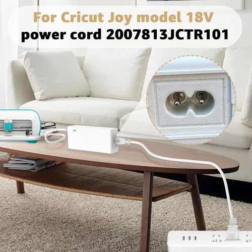 Miniatura 4 de Cable de alimentación compatible con Cricut Joy Machine modelo 2007813 JCTR101 2007992 PC2007992 GHFB23405 SS2076299 TS-A045-1800251 para Cricut Joy