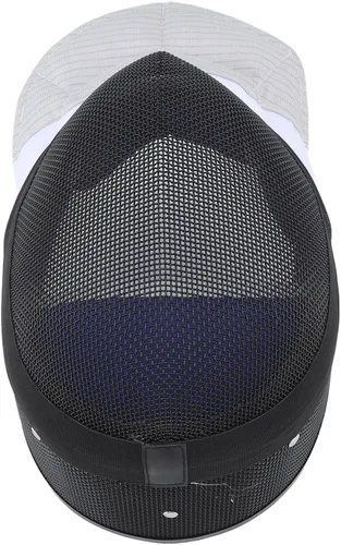 Miniatura 3 de Equipo protector de esgrima, forro impermeable, máscara de entrenamiento de esgrima, duradera, ligera, acabado antirreflejo, negro con babero grueso