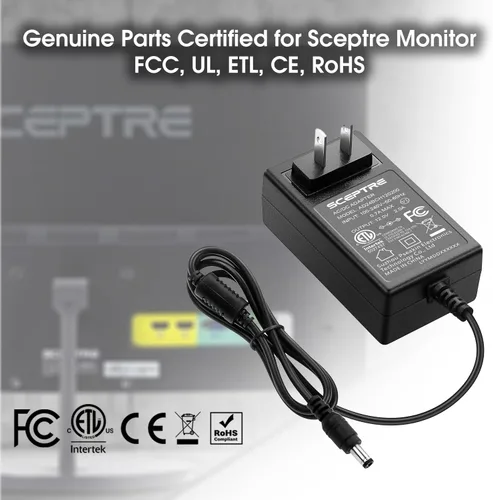 Miniatura 6 de Kado Adaptador de corriente 12V-2A 24W AC/DC Cable de alimentación Piezas originales hechas para monitor Sceptre E205W-16003R E205W-1600SR