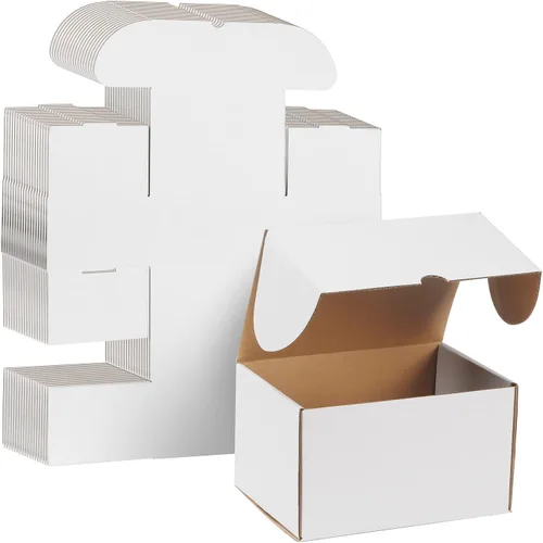 Miniatura 29 de WIFTREY Paquete de 40 cajas de envío pequeñas de 4.6 x 2.2 x 2.2 pulgadas para embalaje de pequeñas empresas, caja de correo de cartón corrugado