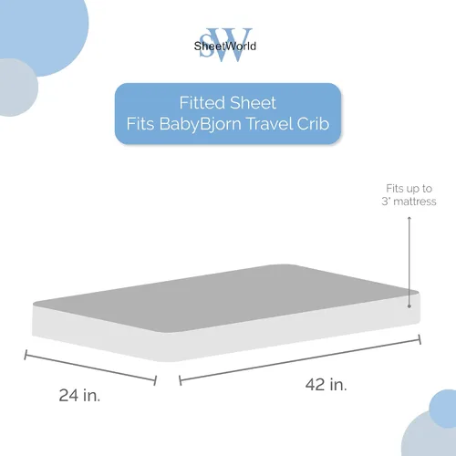 Miniatura 4 de SheetWorld - Sábana bajera ajustable para bebé, sábana tejida 100% algodón, unisex, para niña y niño, lunares azul marino, fabricada en Estados