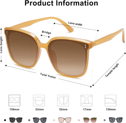 Miniatura 5 de SOJOS Gafas de sol para mujeres y hombres SJ2157