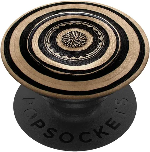 Sombrero de bandera colombiana de Colombia Vueltiao Artisans Bogotá PopSockets PopGrip: agarre intercambiable para teléfonos y tabletas