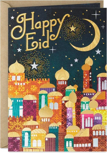 Miniatura 8 de Hallmark Hilo dorado Eid al-Fitr o Eid Al-Adha tarjetas surtido (36 tarjetas en blanco con sobres)