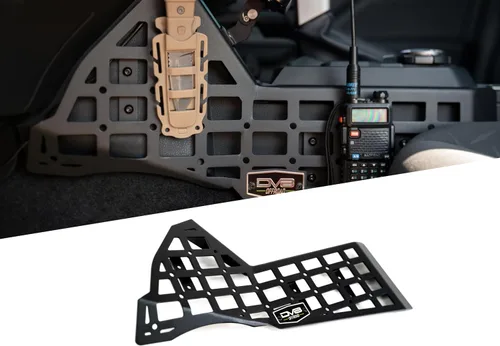 Miniatura 10 de Paneles Molle de consola central y soporte de dispositivo para Toyota Tacoma 2016-2023 de 3ª generación Soporte para teléfono celular, GPS, radio