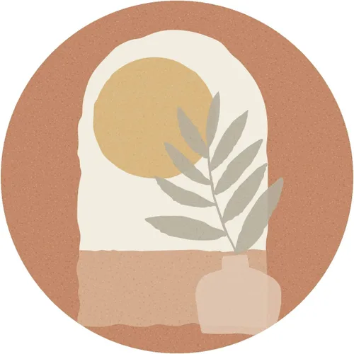 Miniatura 2 de Ambiance Sticker Papel pintado no tejido con frescos gigantes pre-pegados de montaña escandinava Ziska etiqueta decorativa H 60 x L 35.4 in