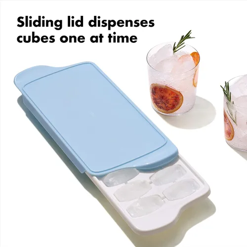 Miniatura 3 de OXO Good Grips - Bandeja para cubitos de hielo, 2 unidades, color blanco