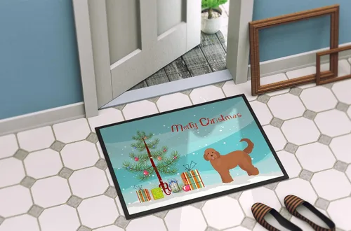 Miniatura 61 de Caroline's Treasures CK3799MAT Akita Shepherd - Tapete de árbol de Navidad de 18 x 27 pulgadas, tapete para puerta delantera, interior y exterior