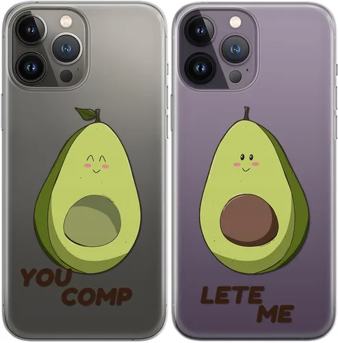 Miniatura 14 de Fundas a juego para parejas compatibles con iPhone 15 14 13 Pro Max 12 Mini 11 Xs 6s 8 Plus 7 Xr 10 SE X 5 Femenino Par de Nupcial Estampado Púrpura