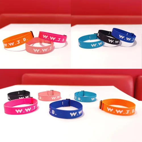 Miniatura 74 de Long tiantian WWJD - Pulsera con texto en inglés «What Would Jesus Do», pulseras WWJD para mujeres, pulseras W.W.J.D para hombres, joyería
