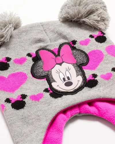Miniatura 4 de Disney Girls Minnie Mouse and Vampirina Winter Hat and 2 Pair Mitten or Glove Set (ToddlerLittle Girl)