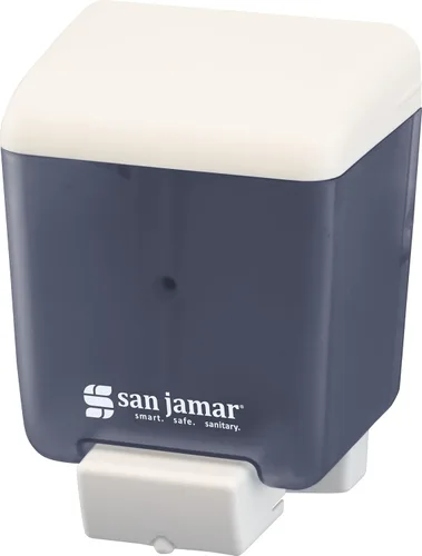 Miniatura 15 de San Jamar Dispensador de jabón clásico con bandeja de goteo fácil de instalar para el hogar, baño, cocina, baños, restaurantes, plástico