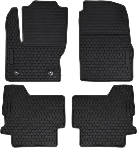 Miniatura 13 de Alfombrilla de goma para automóvil, ajuste personalizado para Ford Escape 2013, 2014, 2015, 2016, 2017, 2018, 2019, inodoro, lavable, resistente