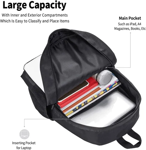 Miniatura 5 de Mochila personalizada Mochila personalizada Hombro de gran capacidad Agregue su propio nombre Mochila de viaje
