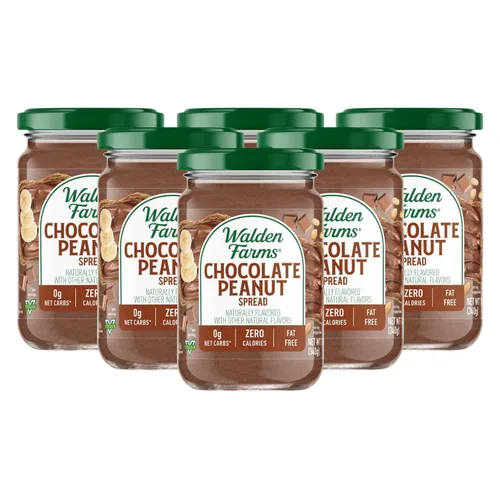Miniatura 6 de Walden Farms Mantequilla de manzana para untar de frutas – Cero calorías, baja en carbohidratos, apta para dieta cetogénica, vegana, sin azúcar