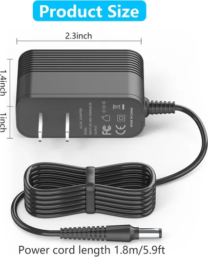 Miniatura 2 de Cargador de 4.9V para Andis Slimline Pro Hair & Beard Trimmer Compatible con Andis D-8 32400 32475 32810 32690 33785 32445 32485 32490 32680 Batería