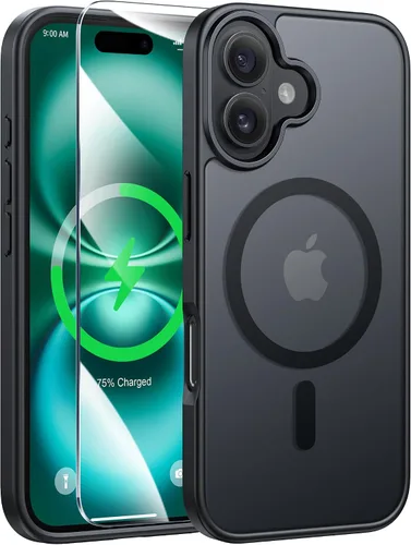 Miniatura 139 de FNTCASE - Funda para iPhone 16 Pro: magnética, mate, translúcida, de grado militar, protectora contra caídas, resistente, fina, duradera y a prueba