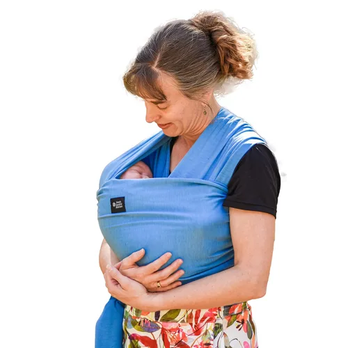 Miniatura 14 de Portabebés suave, elástico, envoltura de algodón para bebé, cabestrillo para bebé, cubierta de lactancia para usar con recién nacido-bebé