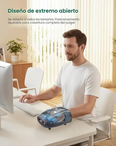 Miniatura 5 de Snailax Masajeador de Manos con Calor y Compresión, Vibración, Masajeador de Manos Inalámbrico para Artritis, Túnel Carpiano, Regalos para Mujeres
