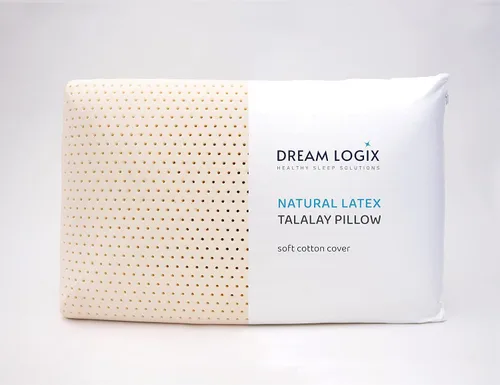 Miniatura 4 de Juego de 2 almohadas de látex Talalay natural de tamaño King para apoyo del cuello y alivio de presión (2, medio suave, King)