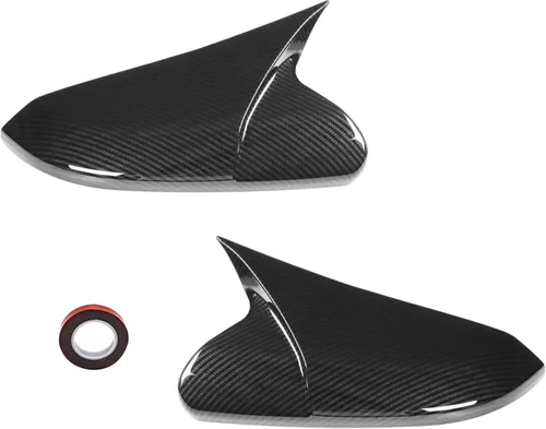 Miniatura 13 de Moonlinks Compatible con cubierta de espejo lateral del lado del pasajero para Honda Civic 2016-2021, negro brillante para Civic de 10ª