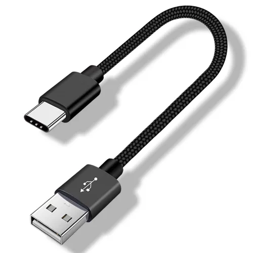 Cable USB C corto de 1.5 pies, cable USB C para Samsung Galaxy A15 A25 A35 A55 A54, S24 S23 S22 S21 S20 S10, Moto G, cable de carga USB A a tipo C,