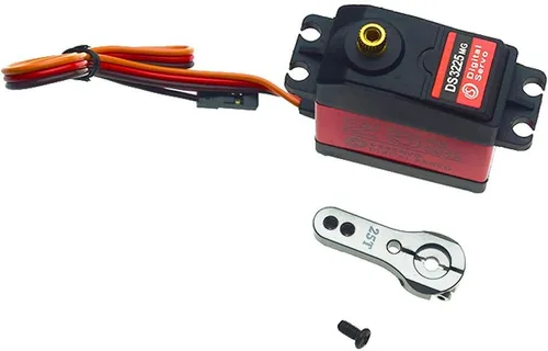 Miniatura 5 de ZOSKAY Servo de alto par de engranaje de metal estándar digital 25KG/0.13S 6.8V para autos RC 1/8 1/10 (ángulo de control 180)