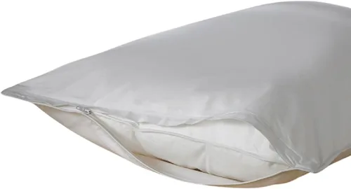 Miniatura 5 de Dependable Industries - Juego de 2 fundas de almohada de vinilo con cremallera de lujo, protectores impermeables de 20 x 29 pulgadas, ideales