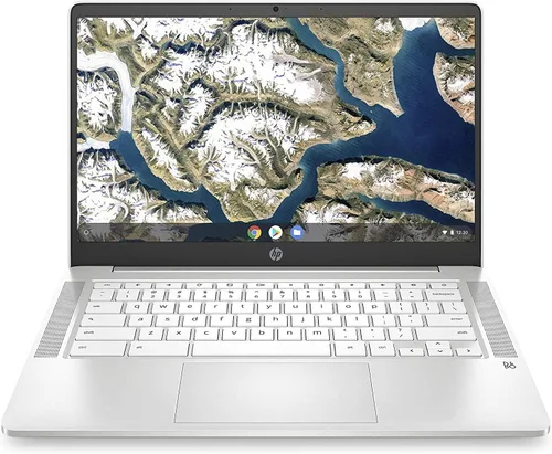 HP Chromebook. - Computadora portátil de 14 pulgadas. blanco (Ceramic White)