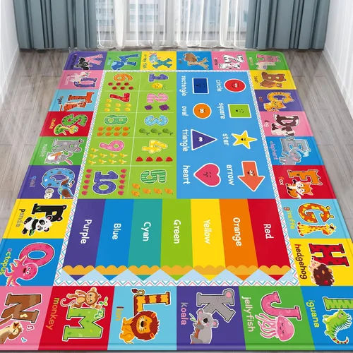 Alfombra de Juego para Bebés, Alfombra para Niños Pequeños para el Piso, Alfombra de Juego para Niños, Bebés y Niños Pequeños, Colección Extra