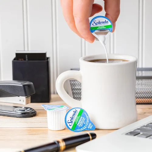 Miniatura 7 de SPLENDA Tazas de crema de café bajas en calorías sin azúcar, vainilla francesa, 48