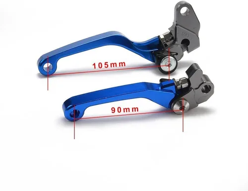 Miniatura 2 de JFG RACING - Palancas de freno y embrague plegables para Dirt Bike, palancas de embrague desmontables para YZ85 YZ80 2001-2014/RM85 2005-2019/RM125