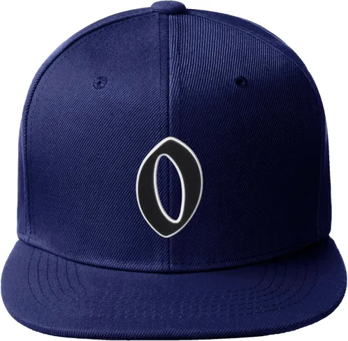 Miniatura 321 de Daxton Gorra clásica con visera de billete plano con letras del alfabeto inglés antiguo de la A a la Z