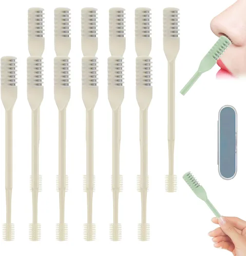 Miniatura 10 de Cortador de vello nasal 2 en 1, herramienta manual mejorada 2025 de rotación 360° para eliminación de vello de fosas nasales con caja de Profundo G