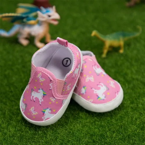 Miniatura 4 de Miamooi Zapatos deportivos para bebés y niñas con suela suave, zapatos para primeros caminos, casuales, planos, para recién nacidos, ligeros