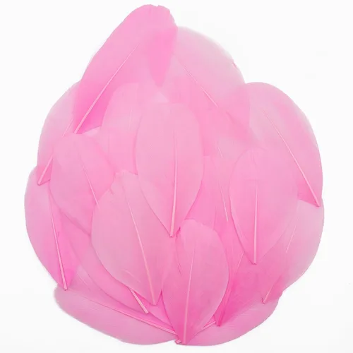 Miniatura 25 de 50 plumas de ganso naturales, plumas artesanales de 2 a 3 pulgadas para centros de mesa, plumas coloridas a granel para fiestas de Gatsby, vestidos