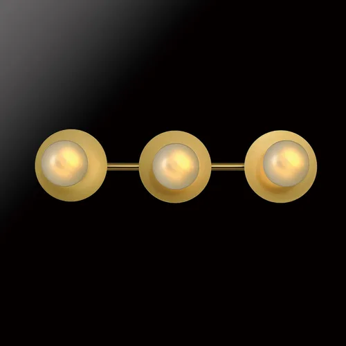 Miniatura 9 de Globe Electric 63000009 - Juego de baño todo en uno de 5 piezas, latón mate, luz de tocador de 3 luces de 20 pulgadas, toallero, anillo de toalla