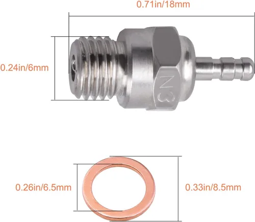 Miniatura 5 de 70117 Hot Glow Plug No.3 N3 Spark Nitro Engine Parts Reemplazan OS 8 para Traxxas HPI HSP Kyosho 1/8 1/10 RC Car Truck Buggy (paquete de 6)