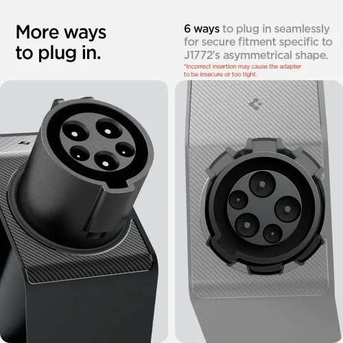 Miniatura 7 de Spigen J1772 Adaptador de Carga para Puerta y Soporte para Todos los Tesla Model Y [Compatible con Model Y Premium y Performance 2025/2026]